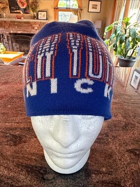 NY Knicks team color jacquarded Knit Beanie